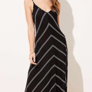 NWT LOFT spaghetti strap maxi dress